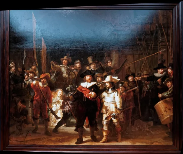 Amsterdam - Rijksmuseum 1885 - The Gallery of Honour (1st Floor) - De Nachtwacht - The Night Watch 1642 by Rembrandt van Rijn