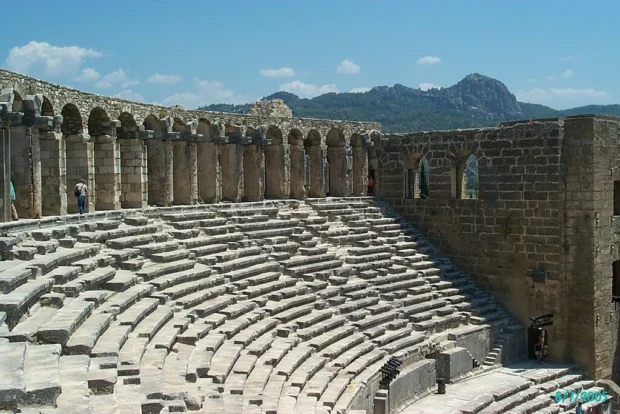 Antalya, Turkey, Aspendos Theater Antalya - 2005-July - IMG 3203