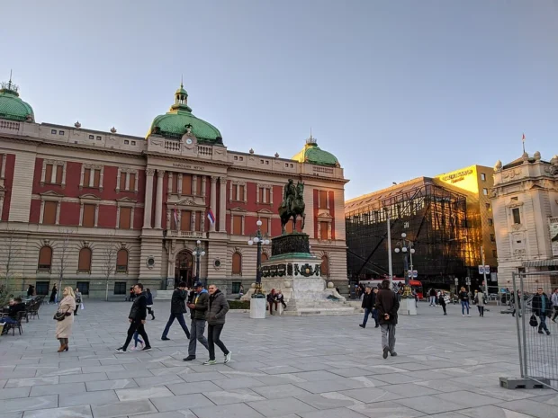 National Museum of Serbia at the Republic Square, Belgrade 2022