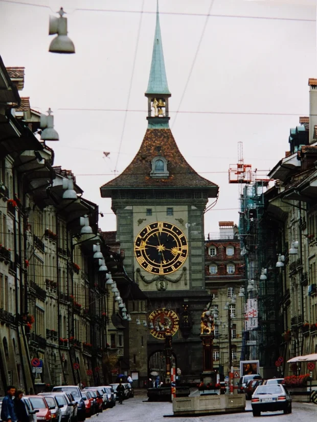 Bern Kramgasse Zytglogge-Turm 1992