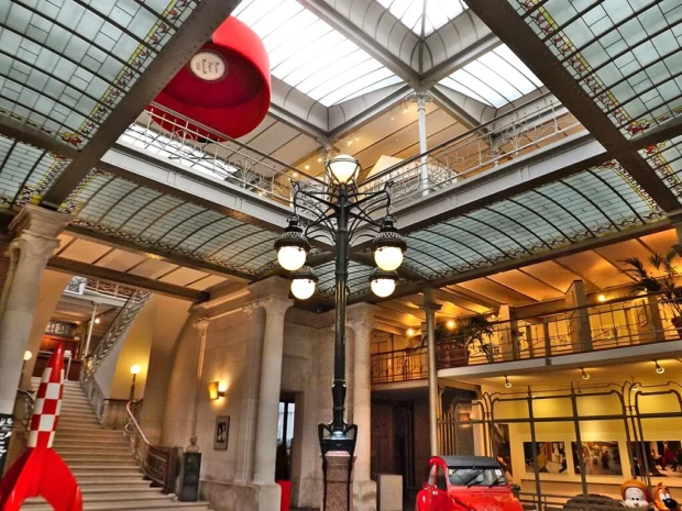 Hall d'entrée du centre belge de la bande dessinée