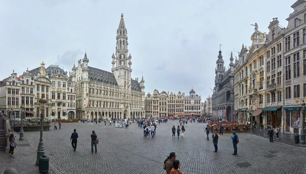 Grand-Place, Brussels - panorama, June 2018