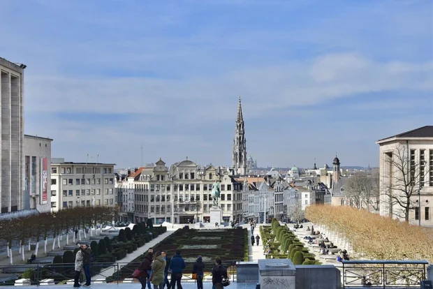 Brussels view from Mont des Arts, Brussels, Belgium (Ank Kumar) 01