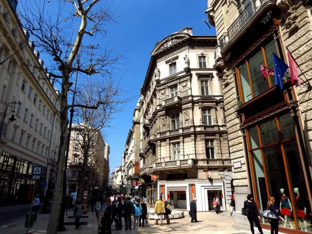 Streetview, Váci street at Kígyó street, 2013 Budapest (445) (13227337414)