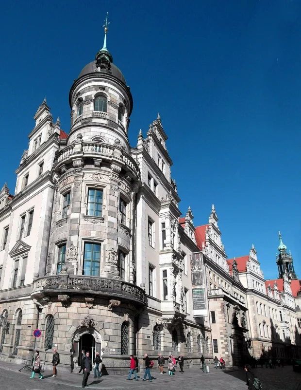 20121018200MDR Dresden Residenzschloß Erker Schloßstraße