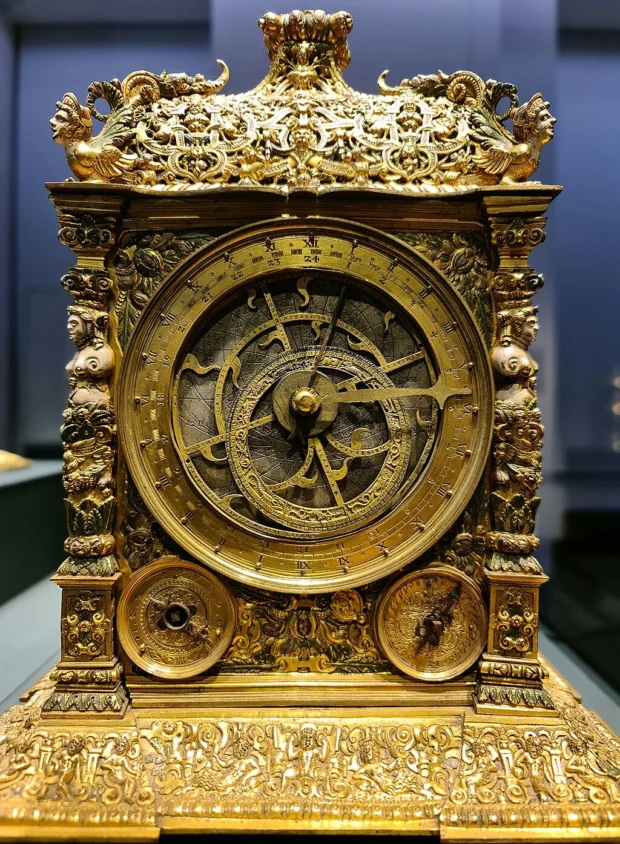 Neues Grünes Gewölbe Astronomische Tischuhr 1570-80