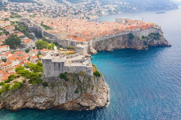 Bokar Fortress and the Old Town of Dubrovnik, Croatia (48613181692)