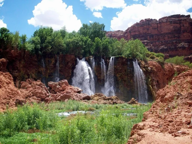 Upper rock falls