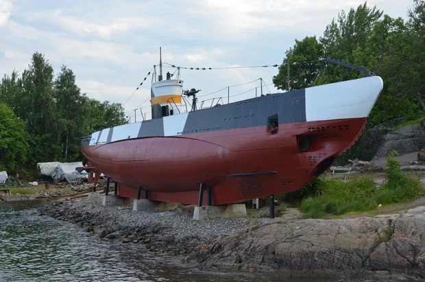 Sukellusvene Vesikko Suomenlinnassa 2016 03