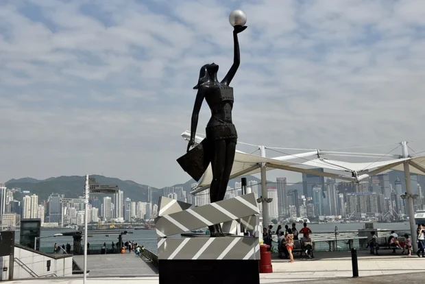 Hong Kong Film Awards statue at Garden of Stars, Hong Kong (Ank Kumar, Infosys Limited) 12