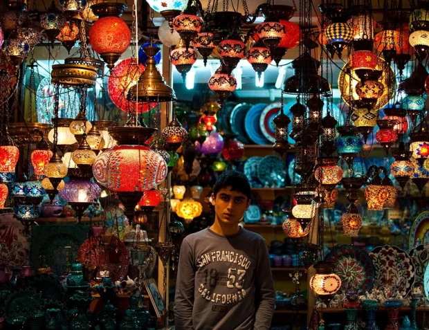 Lanterns in the Grand Bazaar 01
