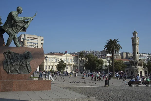 Izmir First Bullet Monument at Konak Square 2527