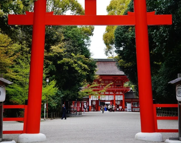 Kyoto Shimogamo-jinja Torii 6