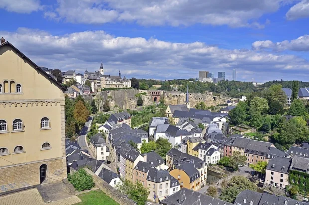 Luxembourg - Blick auf den Kirchberg
