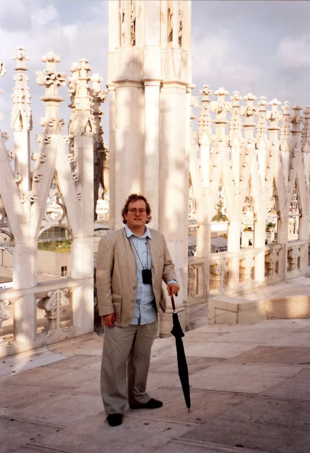 Milano on the Duomo Rooftop Oct 1993