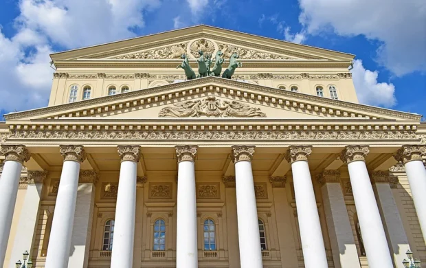 Facade details of the Bolshoi Theatre - Moscow - 2024 10