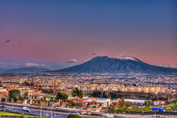 Mount Vesuvius in Naples, Italy, Napoli1