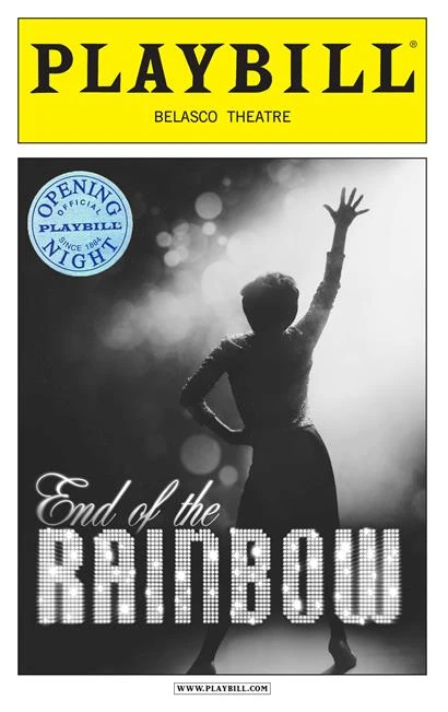 Playbill for End of the Rainbow on Broadway