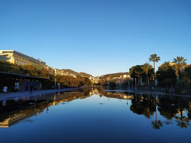 Nice miroir d'eau