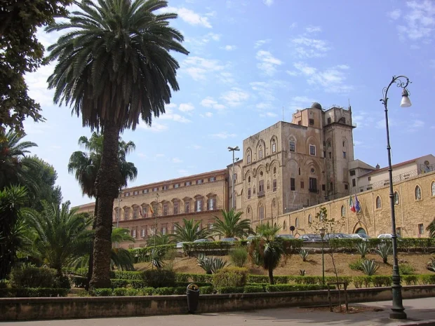 Palazzo Normanni, vista, Palermo