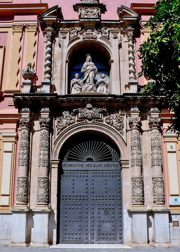 Portada principal del Museo de Bellas Artes de Sevilla