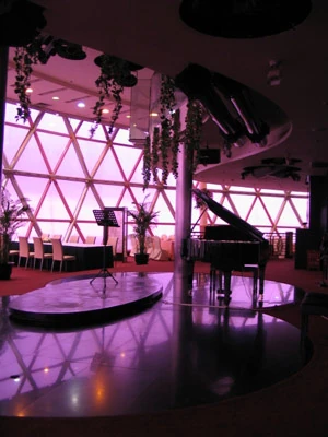 Shanghai, China, Oriental Pearl Inside Elevator Rotatingrestaurant