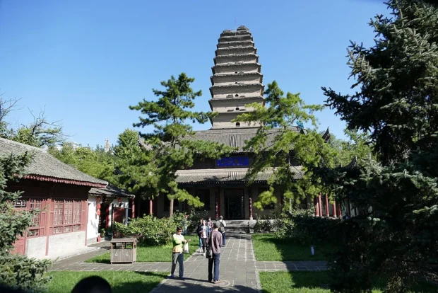 2015-09-23-083327 - Xian, Kleine Wildganspagode